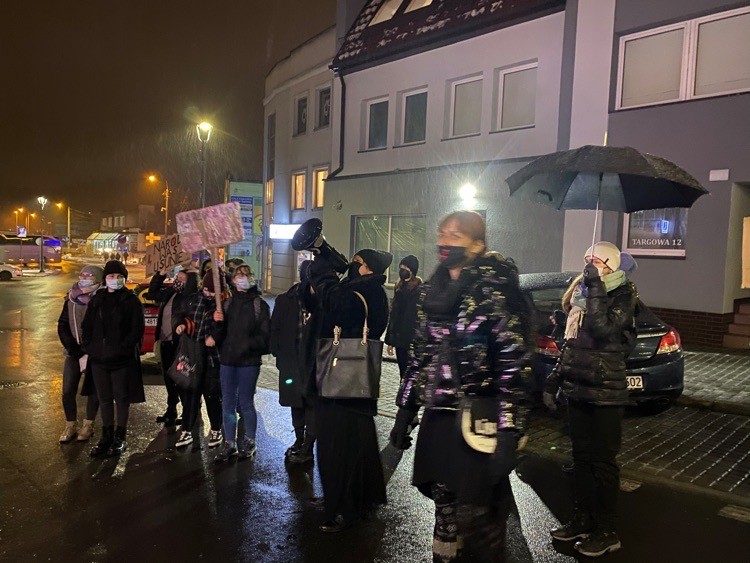 Wodzisławianie protestowali dziś na Rynku, Aleksandra Bienias
